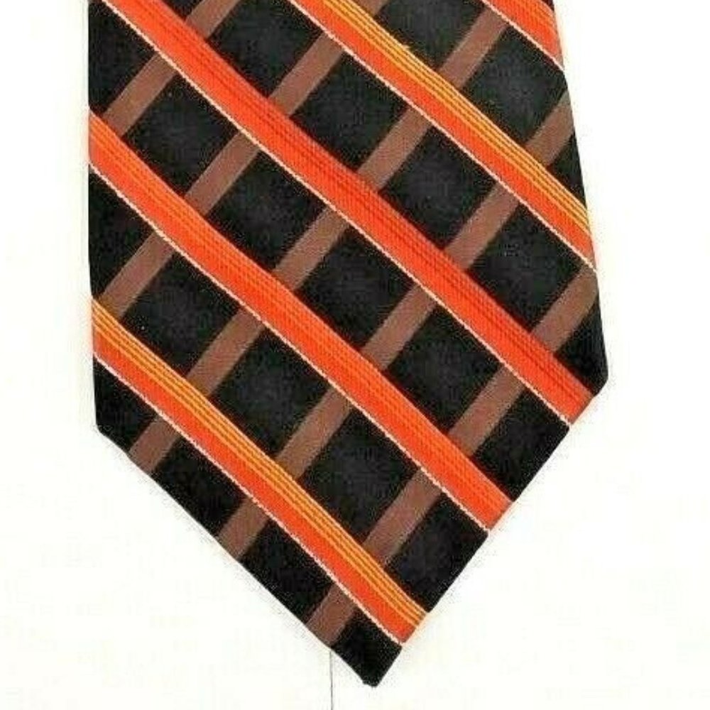 Croft & Barrow Mens Dress Suit Neck Tie Plaid